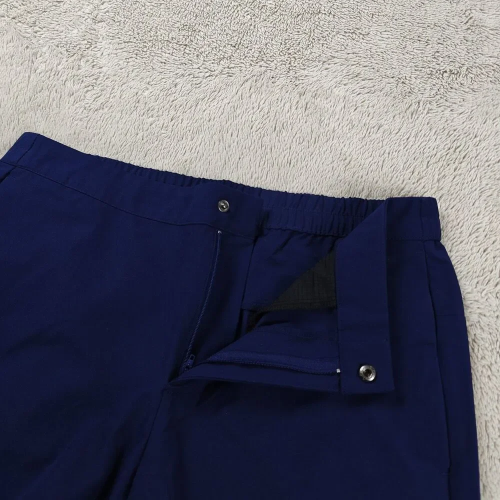 Banana Republic Motion Tech Hybrid Pants Men's 32x29 Navy Blue Stretch Chino